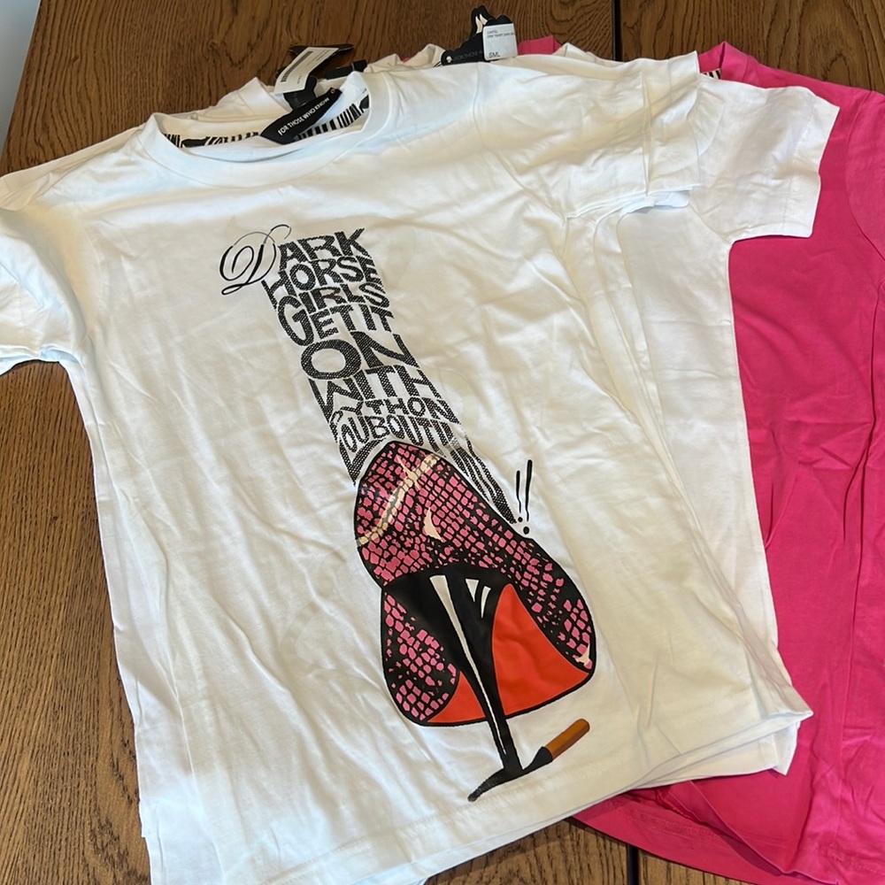 Louboutin streetwear rip vintage brand new tees never worn